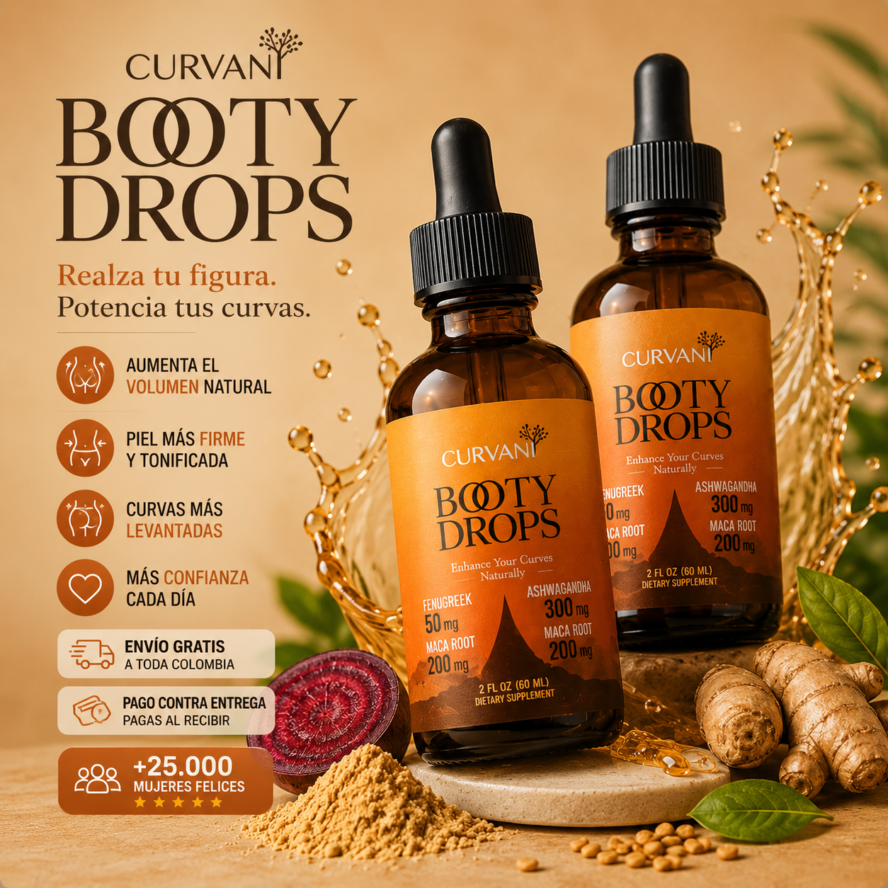 CURVANY BOOTY DROPS
