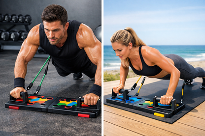 Tabla Push Up con bandas