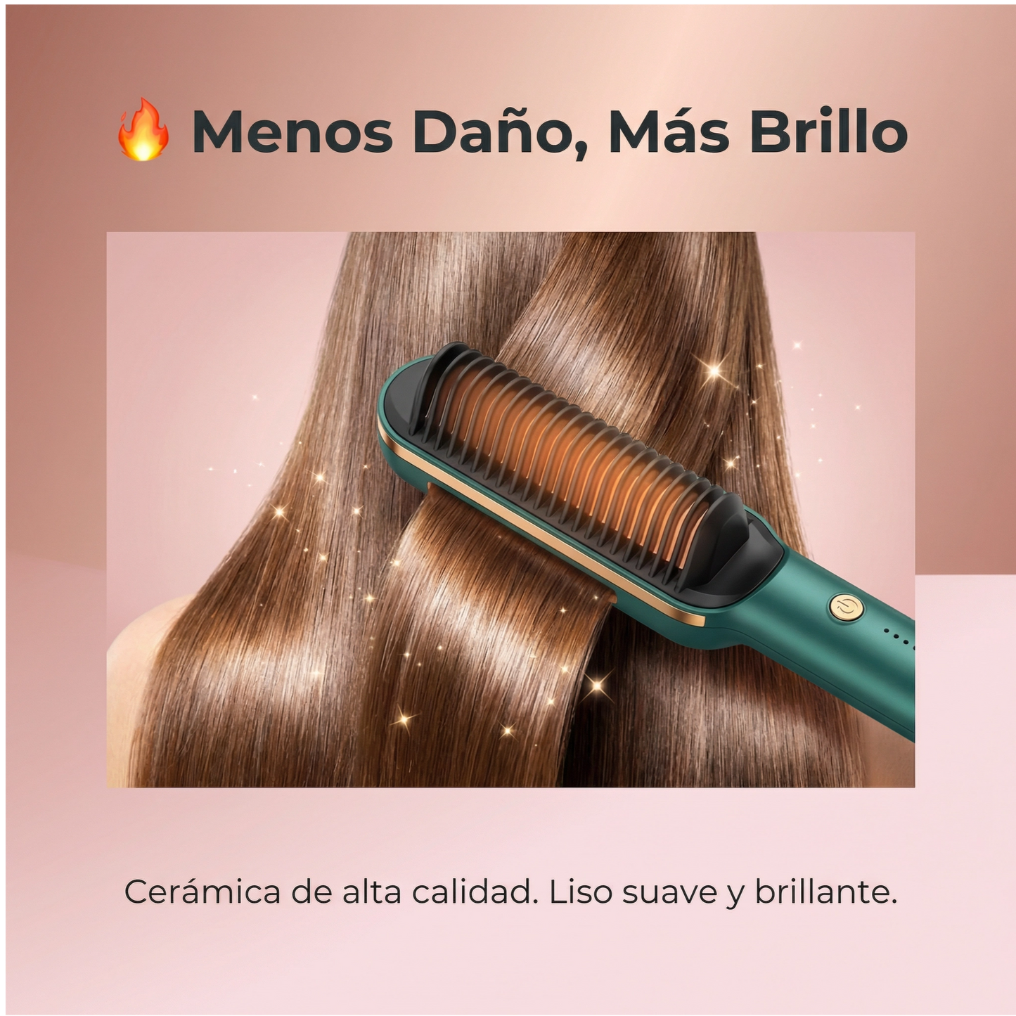 Cepillo Alisador Plancha 2 en 1