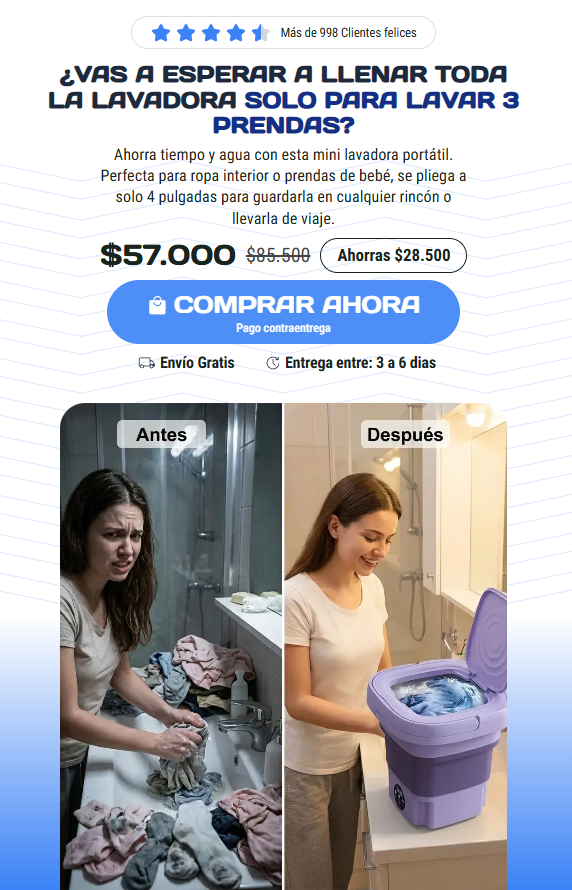 LAVADORA PORTATIL
