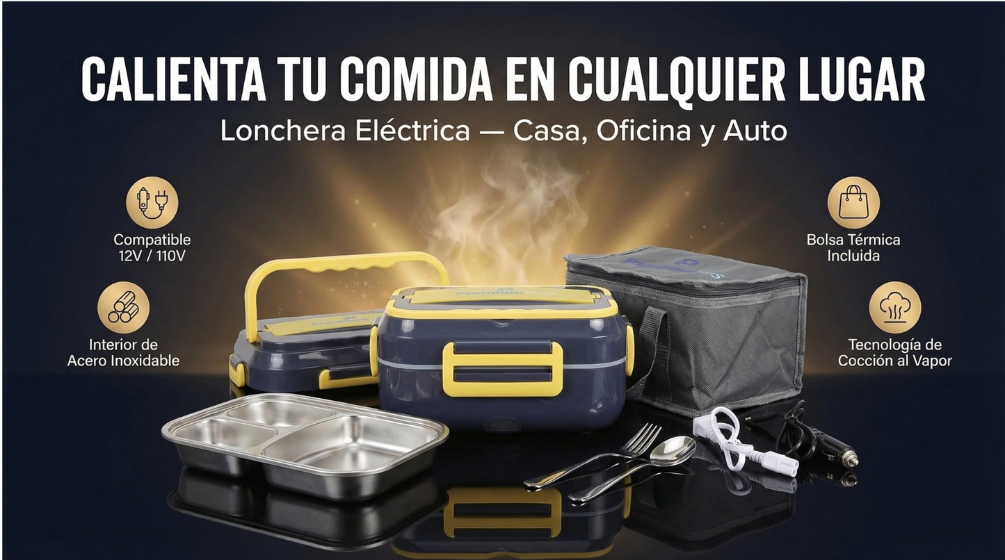 Lonchera metalica electrica