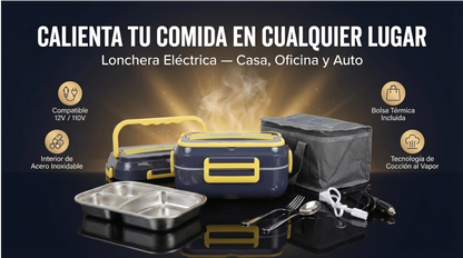 Lonchera metalica electrica